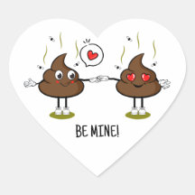 Personalised Poop Emoji Love Couple 