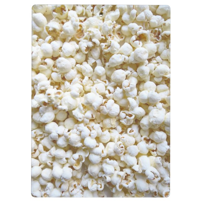 Personalised Popcorn Texture Photography Clipboard (Back)