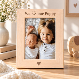 Personalised Poppy Picture Frame