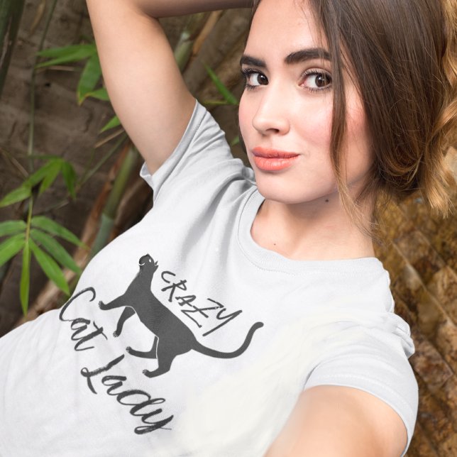 Personalised Popular Crazy Cat Lady Tri-Blend Shirt (Creator Uploaded)