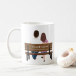 Personalised Portrait Couple You're My Person Cute Coffee Mug<br><div class="desc">Personalised Portrait Couple Bench You're My Person Coffee Mug This beautiful Valentine's Day Mug is Great Anniversary Gift Idea for the couple! This mug is the perfect way to celebrate your first Valentine's Day as couple. IF YOU WOULD LIKE TO FURTHER PERSONALIZE THE ITEM (eg. Hair Style, Attire and Skin...</div>