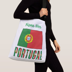 Personalised Portugal Flag Heritage Crossbody Bag