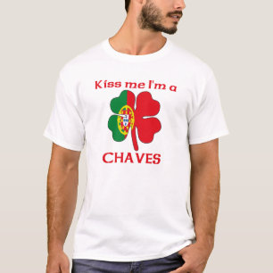 Personalised Portuguese Kiss Me I'm Chaves T-Shirt
