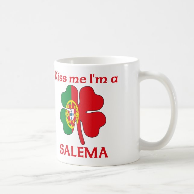 Personalised Portuguese Kiss Me I'm Salema Coffee Mug (Right)