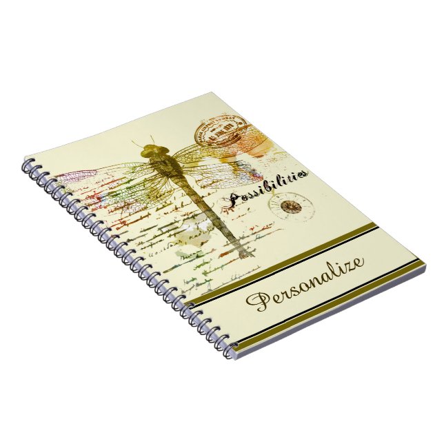 Personalised Possibilities dragonfly Notebook (Right Side)