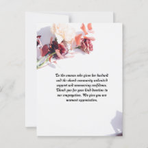 Personalised Post card for Pastor's Wife