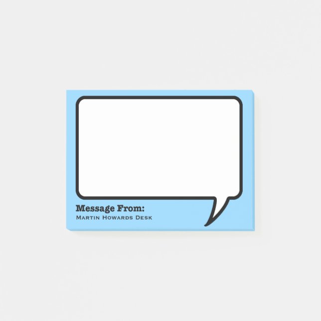 Personalised Post-it Notes (Front)