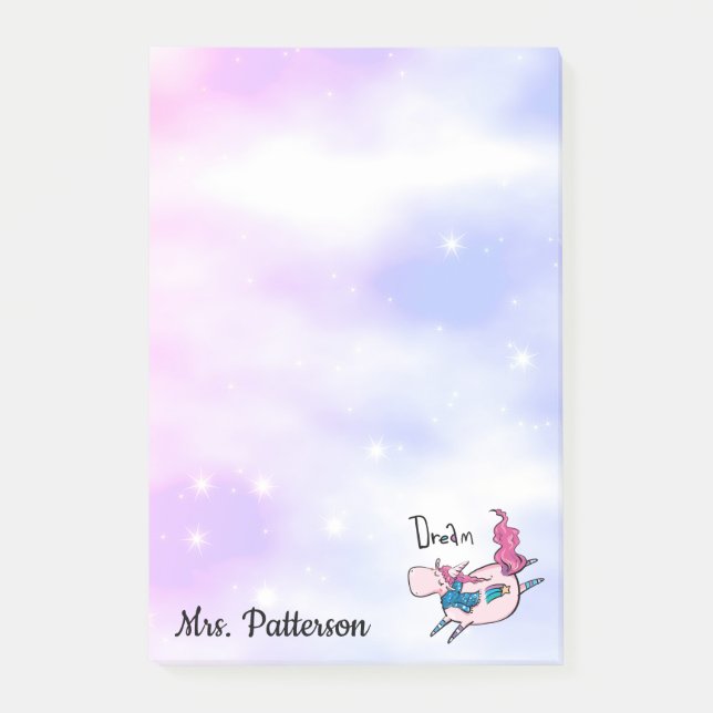 Personalised Post-It Notes Custom Teacher Gift (Front)