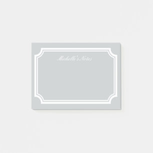 Personalised Post-it® notes with elegant border
