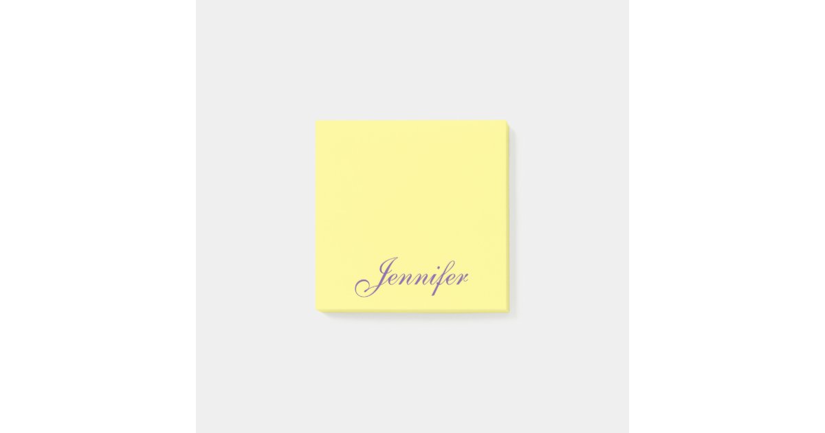 Personalised Post it Sticky Notes Zazzle