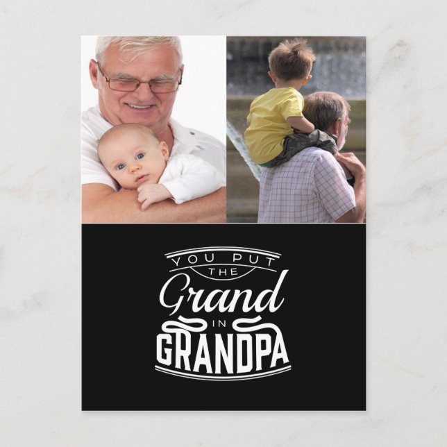 Personalised Postcard For Grandpa (Front)