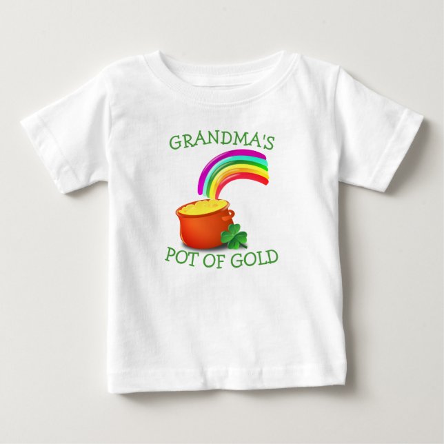 Personalised Pot of Gold St. Patrick's Day Shirt (Front)