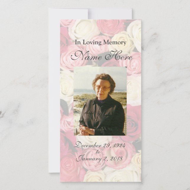 Personalised Prayer Card / Prayer Cards (Front)