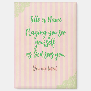Personalised Prayer Quote  Magnet