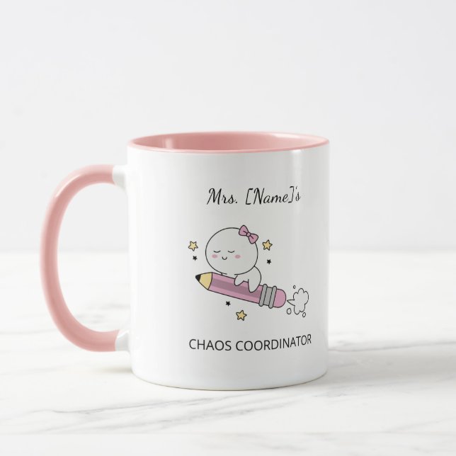 Personalised Pre-K Teacher Gift Combo Mug (Left)