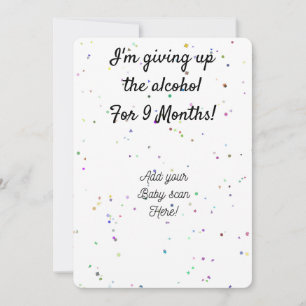 Personalised Pregnancy Announcement