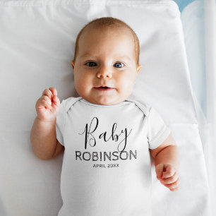 Personalised Pregnancy Announcement Baby Bodysuit