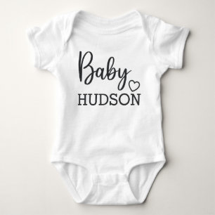 Personalised Pregnancy Announcement With Name Baby Bodysuit
