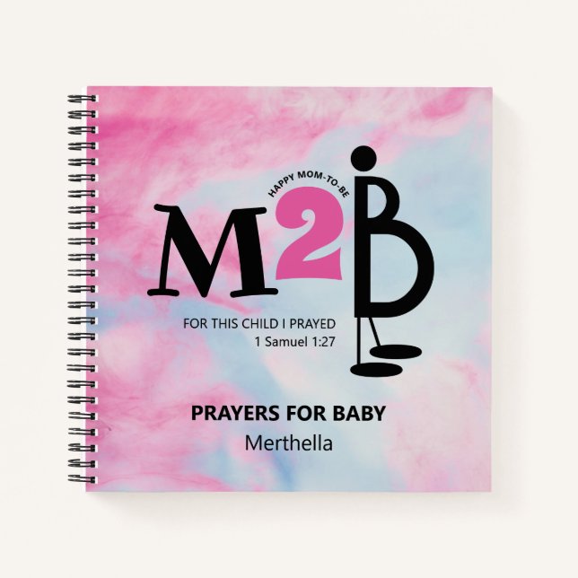 Personalised Pregnancy Baby Prayer Journal (Front)