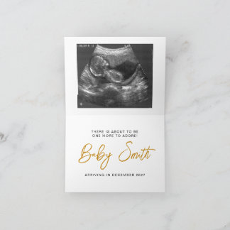 Personalised Pregnancy Reveal Card For Grandparent
