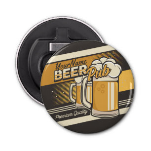 Personalised Premium Cold Beer Mug Pub Bar  Bottle Opener