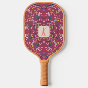 Personalised Preppy Retro Pickleball Paddle