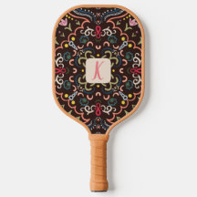Personalised Preppy Retro Pickleball Paddle