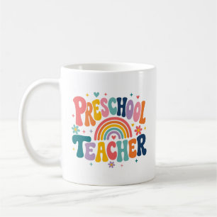Personalised Preschool Teacher Appreciation Gift Coffee Mug