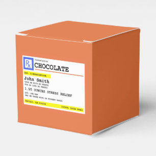 Personalised Prescription Chocolate  Favour Box