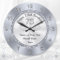 Personalised, Presents for 75th Birthday Clock