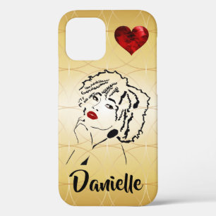 Personalised Pretty African Woman iPhone 12 Case