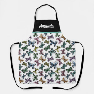 Personalised Pretty Butterfly Apron