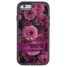 Personalised pretty pink Chrysanthemum  flower