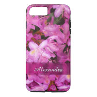 Personalised pretty pink flower photograph