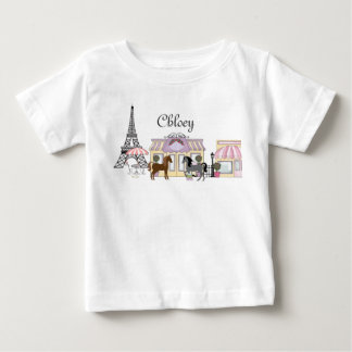 Personalised Pretty Ponies Paris Horse T-Shirt