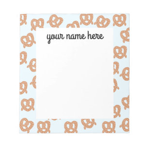 Personalised Pretzel Notepad