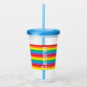 Personalised Pride Acrylic Tumbler
