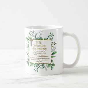 Personalised Priest Ordination Anniversary Gift Coffee Mug