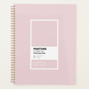 Personalised Primrose Pink Notebook   Custom Name Planner