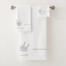 Personalised Princess Bath Towel Set