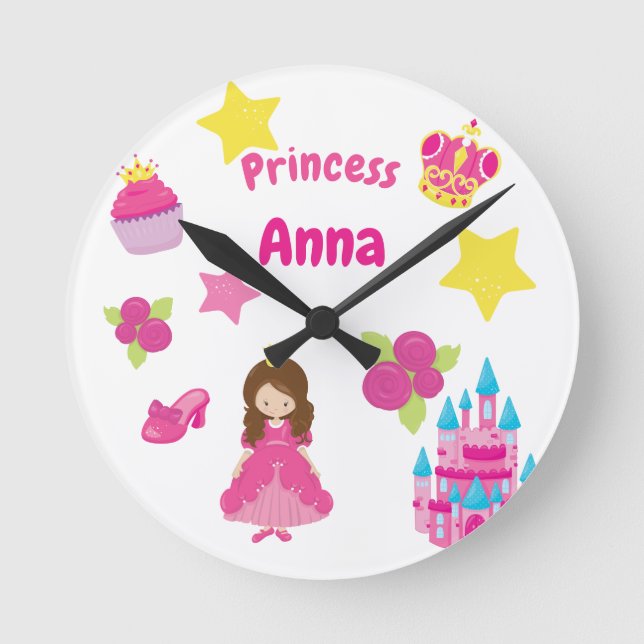 Personalised princess clock (Front)