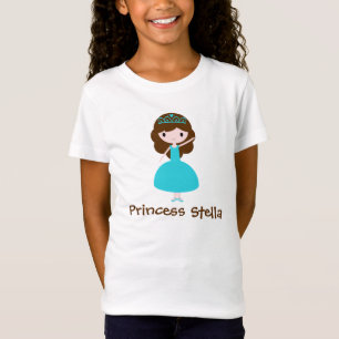 Personalised Princess - Teal T-Shirt