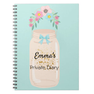 Personalised Private Diary Spiral Photo Notebook