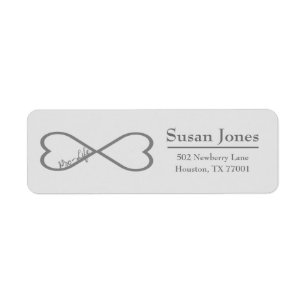 Personalised Pro Life Heart Address Labels
