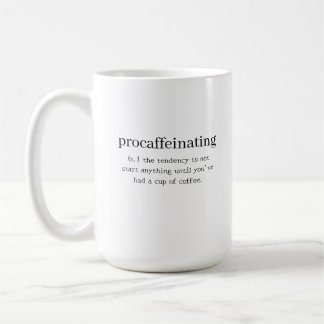 Personalised Procaffeinating Coffee Mug