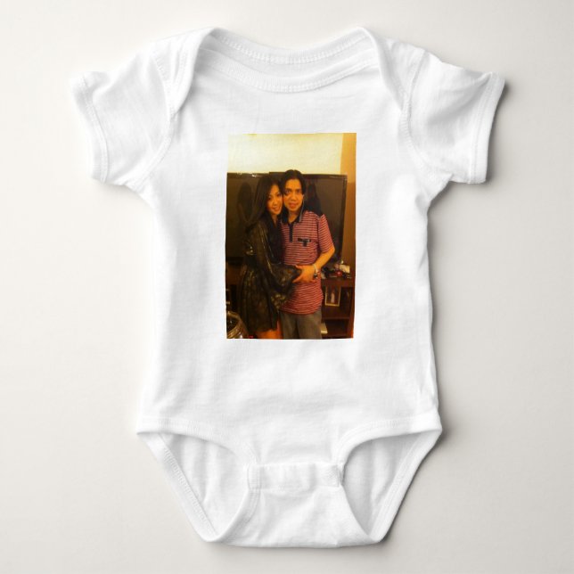 personalised product baby bodysuit (Front)