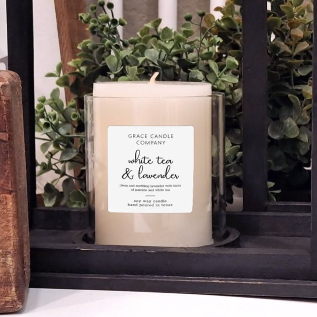 Personalised Product Candle Label Sticker (Creator Uploaded)