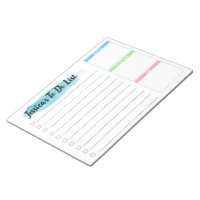 Personalised Productivity To do list  watercolor