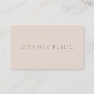 Personalised Professional Modern Elegant Template Business Card