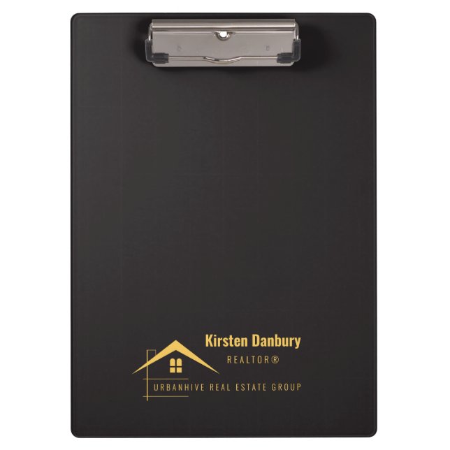 Personalised Professional Real Estate Business Clipboard (Front)